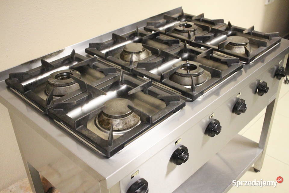 Kuchnia gazowa 6palnikowa 36 kW 1200x700x850 Pszczyna