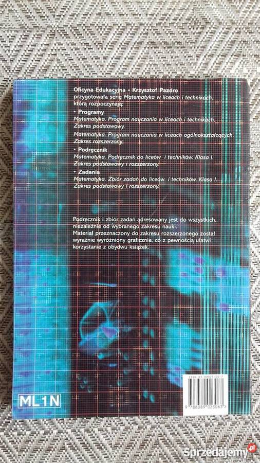 Matematyka liceum technikum podręcznik Małkinia Górna