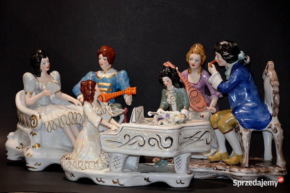 Porcelana Roceram Para muzykująca 3 serenada 25 Porcelana i szkło Środa Wielkopolska