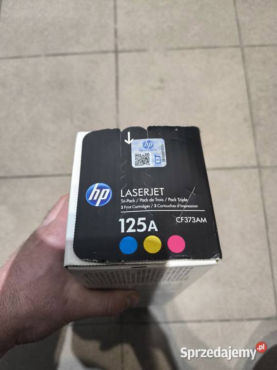 TONER ORYGINAŁ HP CB541A 125A NIEBIESKI 125A Elektronika Kamień Pomorski sprzedam