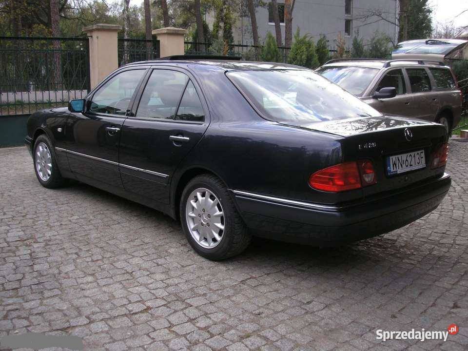 Mercedes E420 V8 Elegance 108 aluminiowe felgi mazowieckie