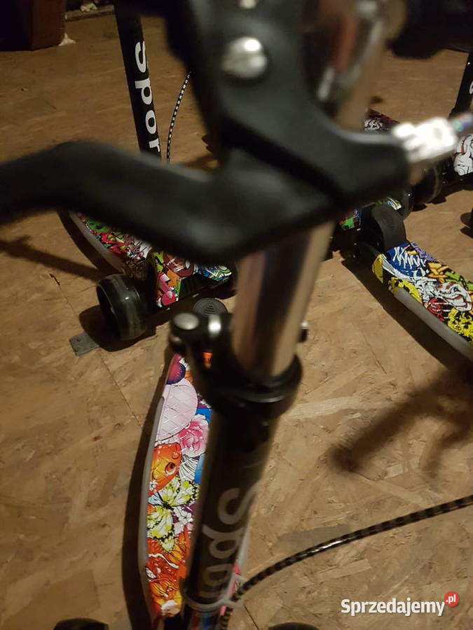 HULAJNOGA BALANSOWA CZTEROKOŁOWA KOŁA LED Głogowa