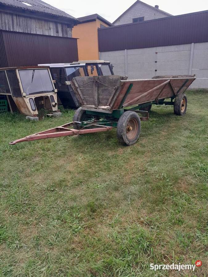 Wóz fura ciągnikiem kompletna gruby materiał Przyczepy rolnicze Łagów