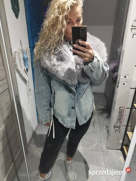 Kurtka dżinsowa piękna nowa rozmiar mL lekko Głogów