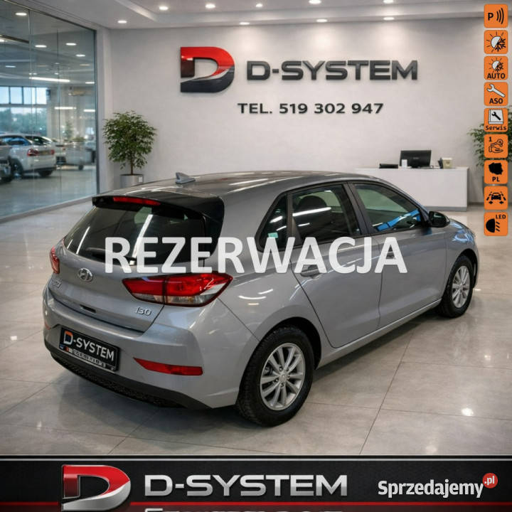 Hyundai i30 2022 Salon Polska 1Właściciel asystent pasa ruchu Białystok