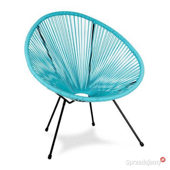 Niebieski fotel designerski dostępne różne kolory