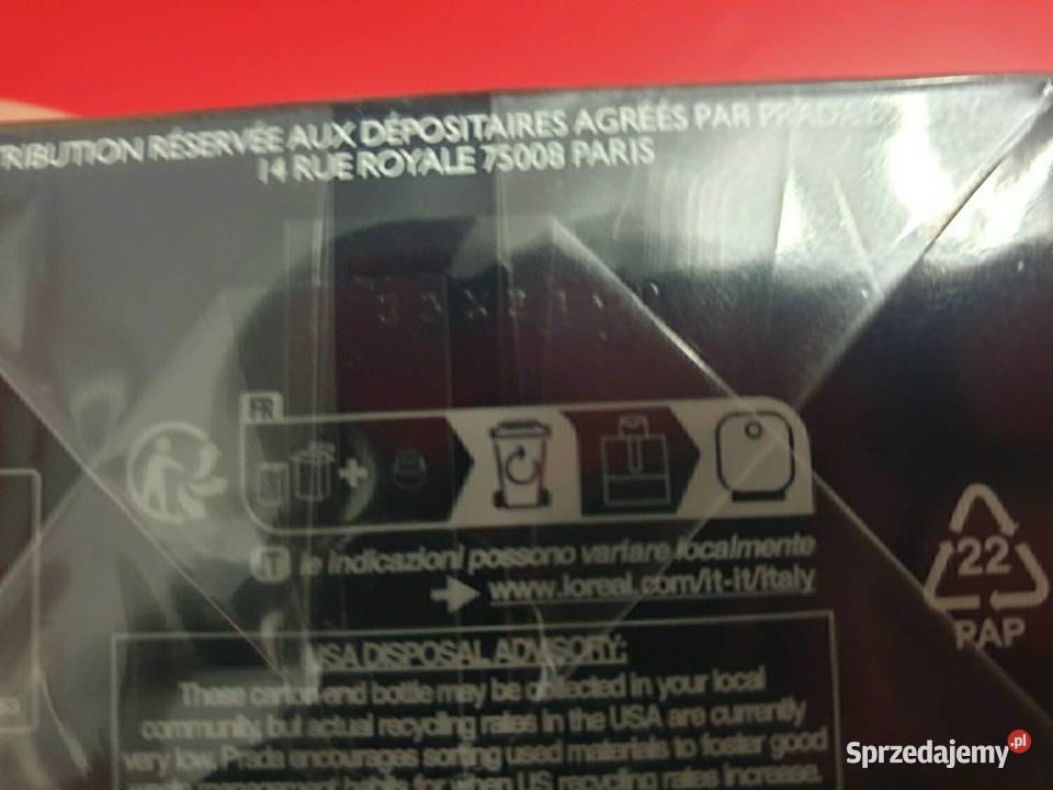 Prada Luna Rossa Ocean 100 ml woda perfumowana Perfumy i wody Perfumy i wody Radom