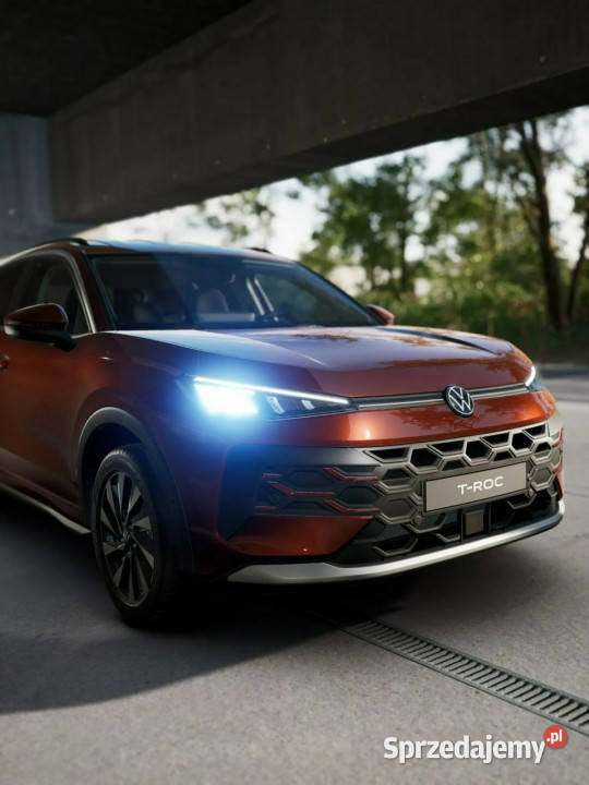 Volkswagen TRoc Wersja Life 15 eTSI 150 DSG centralny zamek Samochody osobowe łódzkie Łódź