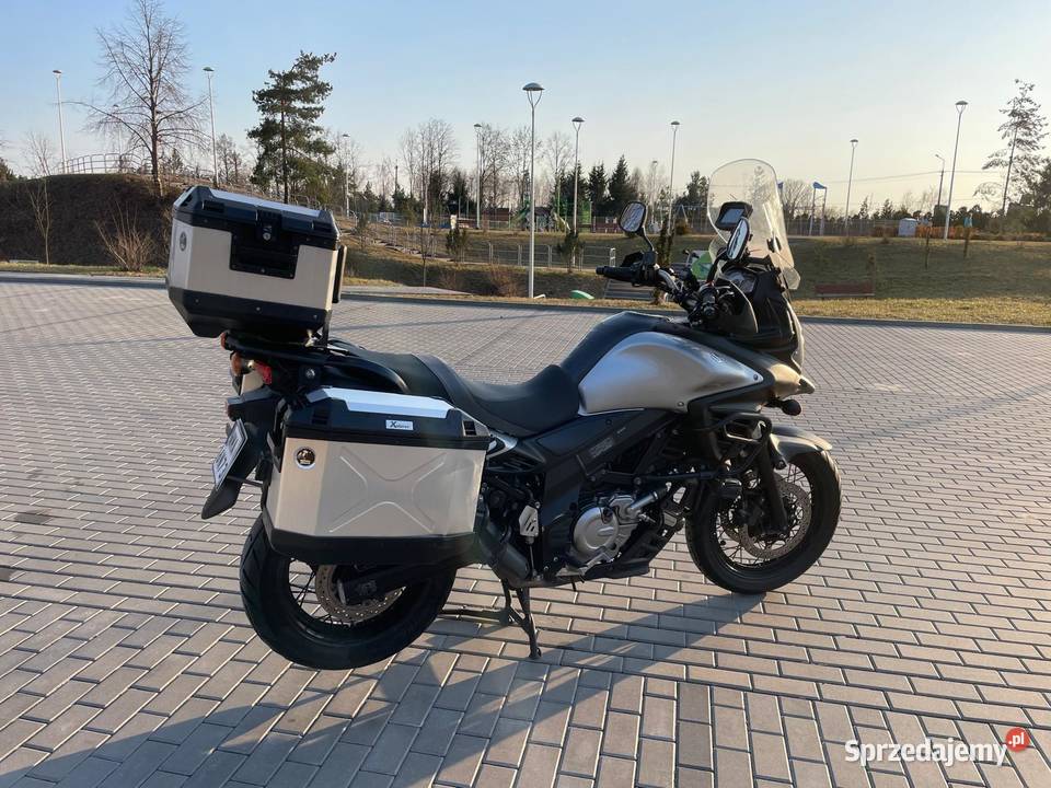 SUZUKI Vstrom DL650 XT 2016 3 kufry nawigacja garażowany Warszawa