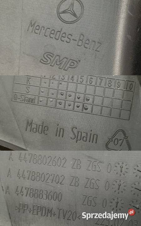 MERCEDES VITO W447 LIFT 19 KRATKA GRILL ATRAPA wielkopolskie Pleszew