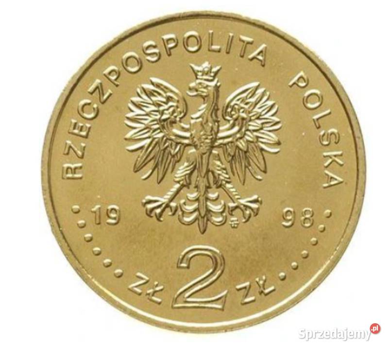 Moneta 2 Zygmunt III Waza 1998 Zielona Góra sprzedam