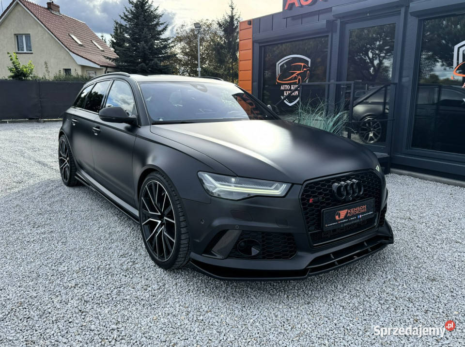 Audi RS6 EXCLUSIVE Bezwypadek HEAD UP Kamera 360 czujnik parkowania Bydgoszcz