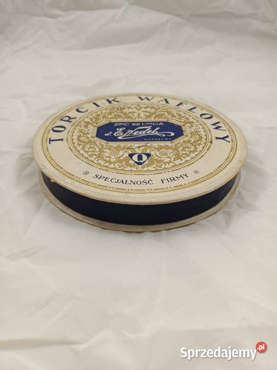 Pudełko Torciku Waflowym Wedel 1974 r Łódź sprzedam