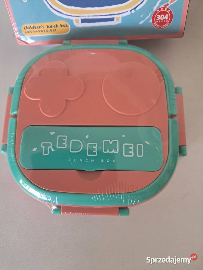 nowy lunchboks tedemei w środku wykonany ze