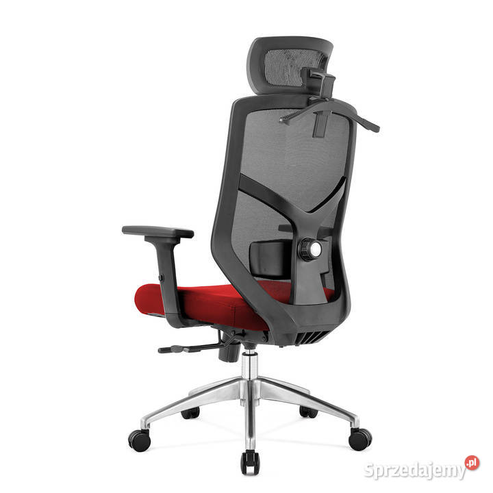 Fotel biurowy ergonomiczny Rosa czerwony ANGEL Jarosław