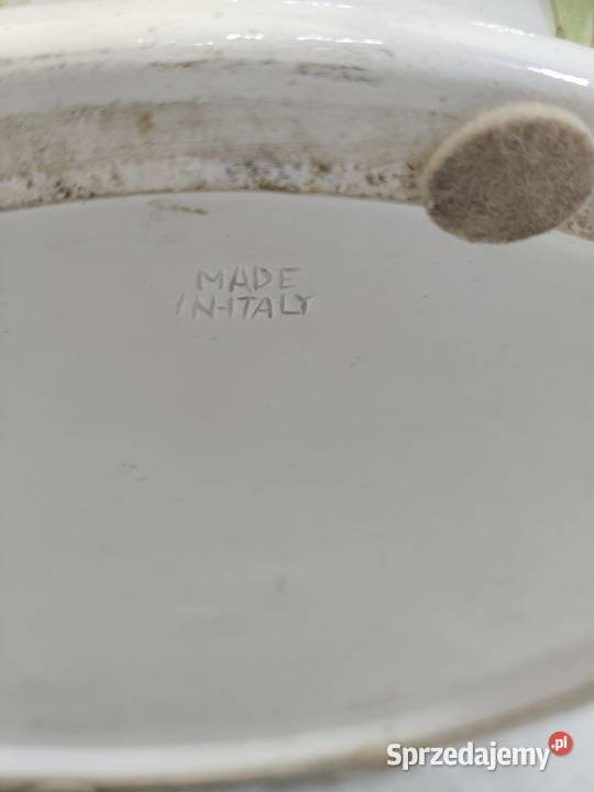 Wazon amfora włoska porcelanowy z podstawą łódzkie sprzedam