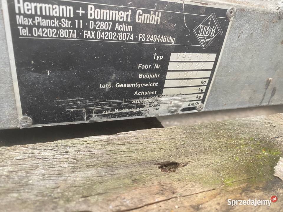 Pompa do igłofiltrów Herrman VHE 503 Pozostałe Zbylitowska Góra