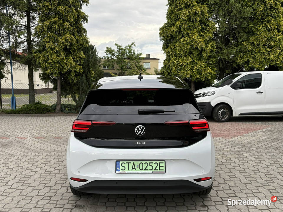 Volkswagen ID3 PRO 107 KW Biała perła Pół biały Tarnowskie Góry