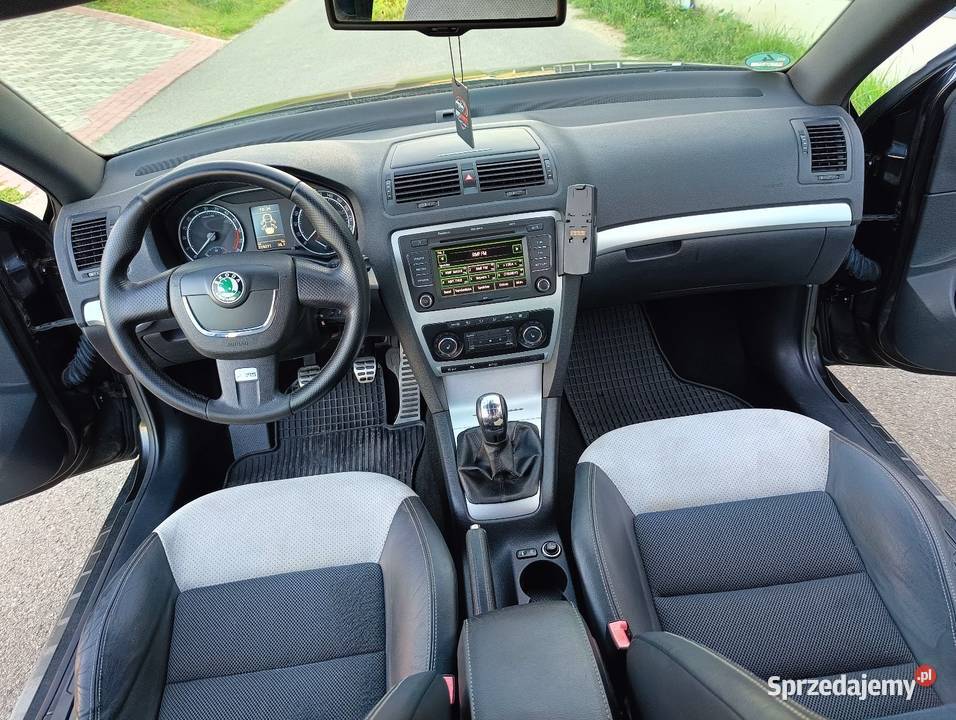Skoda Octavia RS 20TDI 170 2010r Bezwypadkowy z czarny Brzozów
