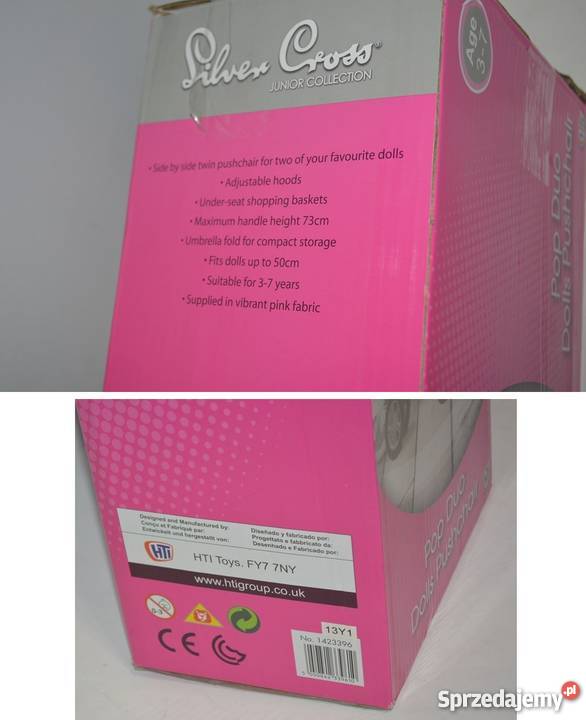 Wózek lalek Silver Cross bliźniaczy POP DUO zachodniopomorskie