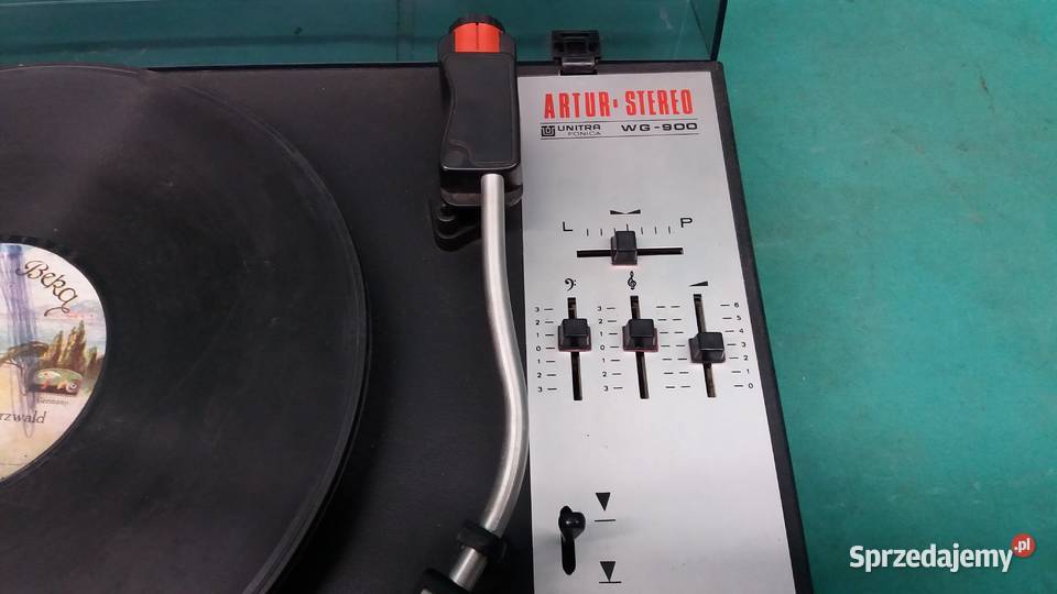 Gramofon ARTHUR STEREO Unitra Fonica pocztówki Strzyżów