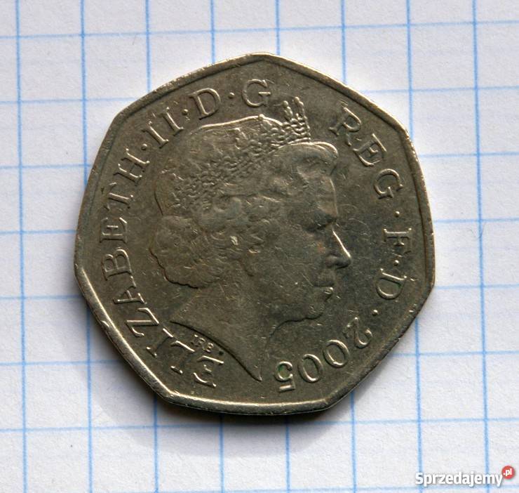 50 PENSÓW FIFTY PENCE 2005 WIELKA BRYTANIA Parczew
