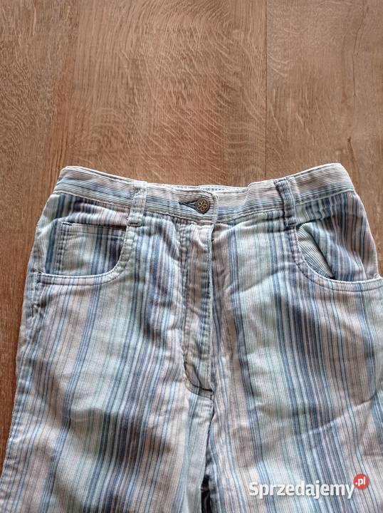 Sztruksowe spodnie dziewczynki Hajnówka