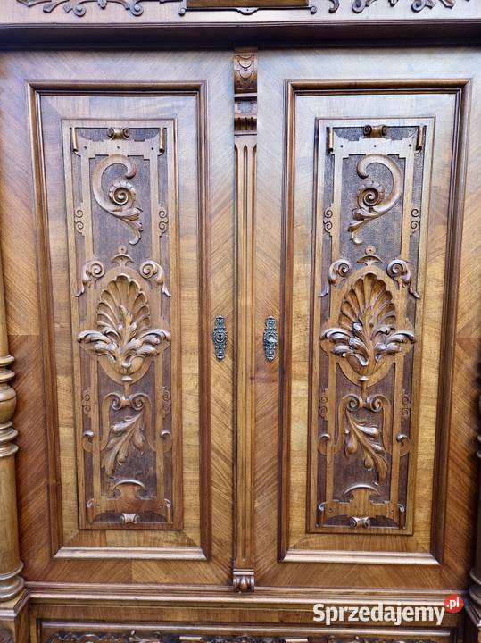 Szafa orzechowa z końca XIX wieku 9286 Szczecin