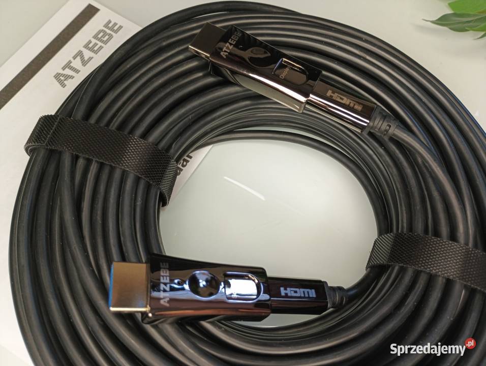 Kabel światłowodowy HDMI ATZEBE 30m Trzcianka