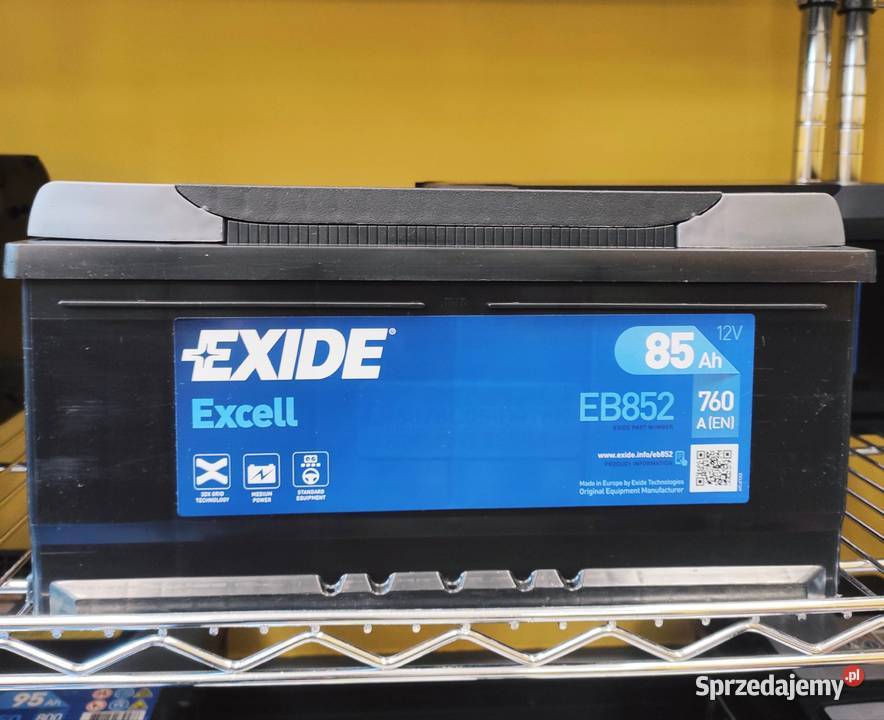 Akumulator Exide 85Ah 760A DOWÓZ TRÓJMIASTO osobowe pomorskie Gdańsk sprzedam