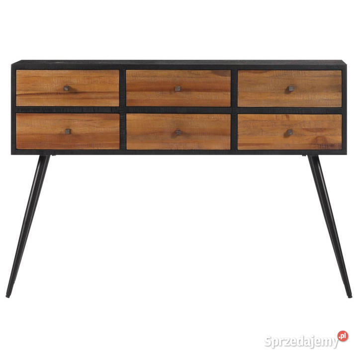Stolik konsolowy z szufladami 116x30x76
