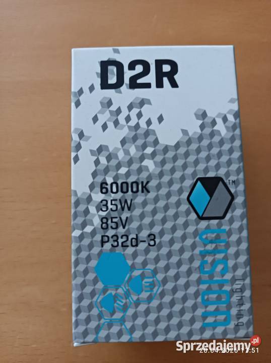 Żarnik xenon D2R temperatura świecenia 6000K Łomianki