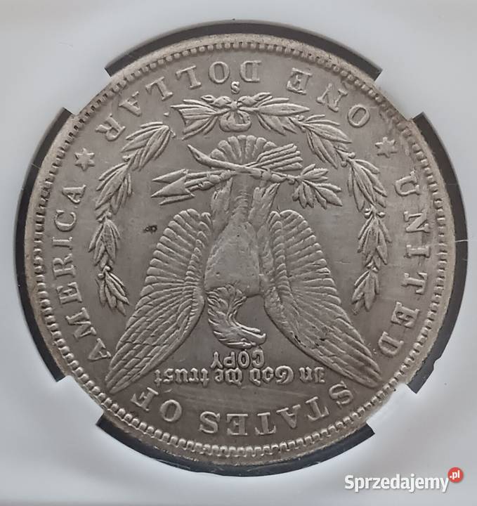 1 Dolar USA Morgan 1894 r men S Slab Kopia Konin