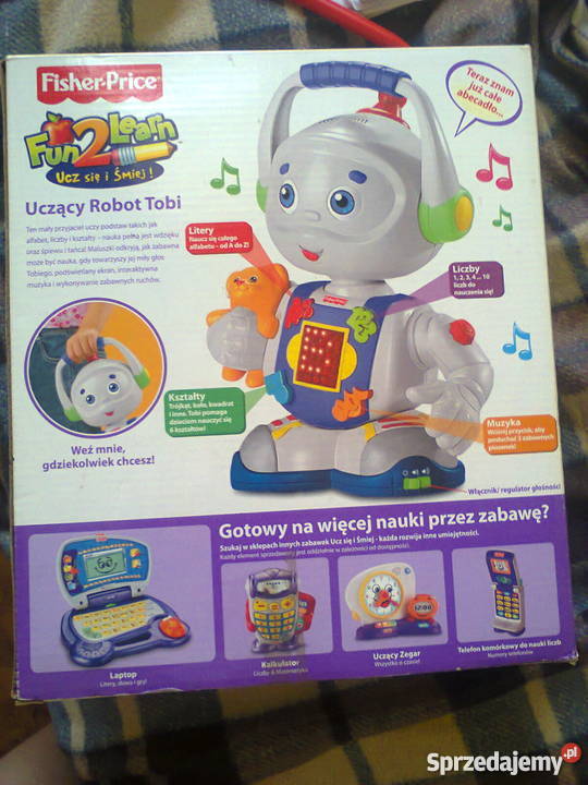 zabawka fisher Uczący Robot Tobi