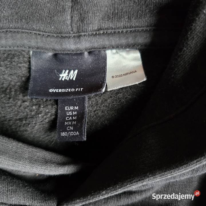 HM oversized fit bluza NIRVANA rozmiar M Kraków sprzedam