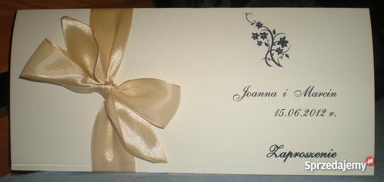 robione zaproszenia ślubne Nowa Sarzyna