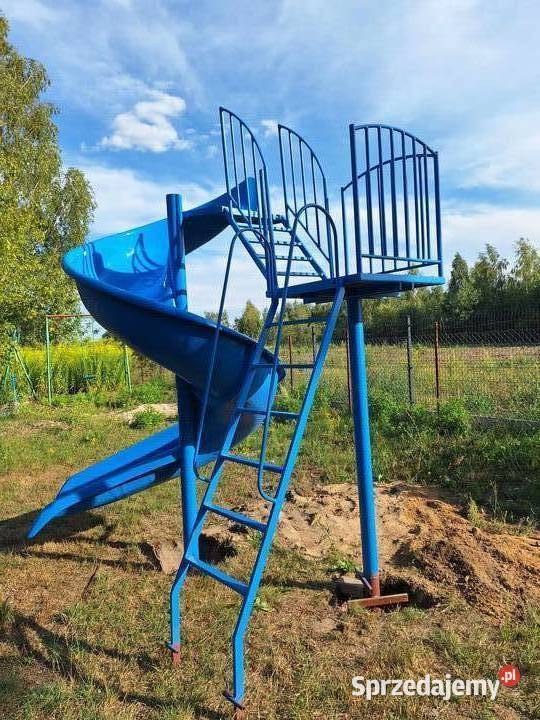 Zjeżdżalnia zakręcana na rurze o dł 5m laminat Zabawki ogrodowe Sochaczew