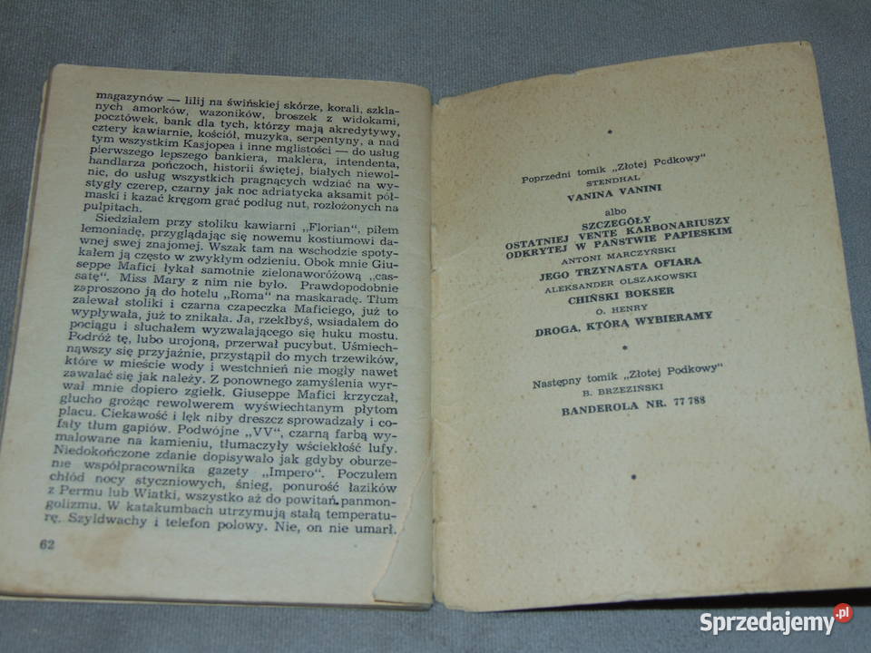 Piraje lubią zapach krwi Marczyński Olszakowski Rok wydania 1958 lubelskie