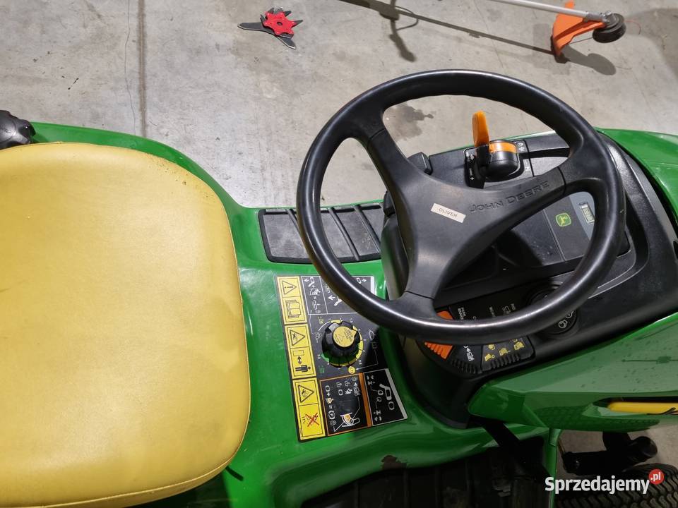 John deere x300r kosiarka traktorek z koszem małopolskie Dąbrowa Tarnowska sprzedam