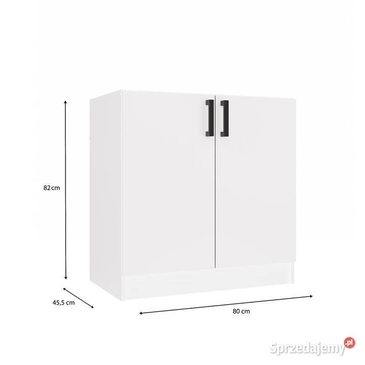 Szafka kuchenna dolna Katia D80 biała 80cm