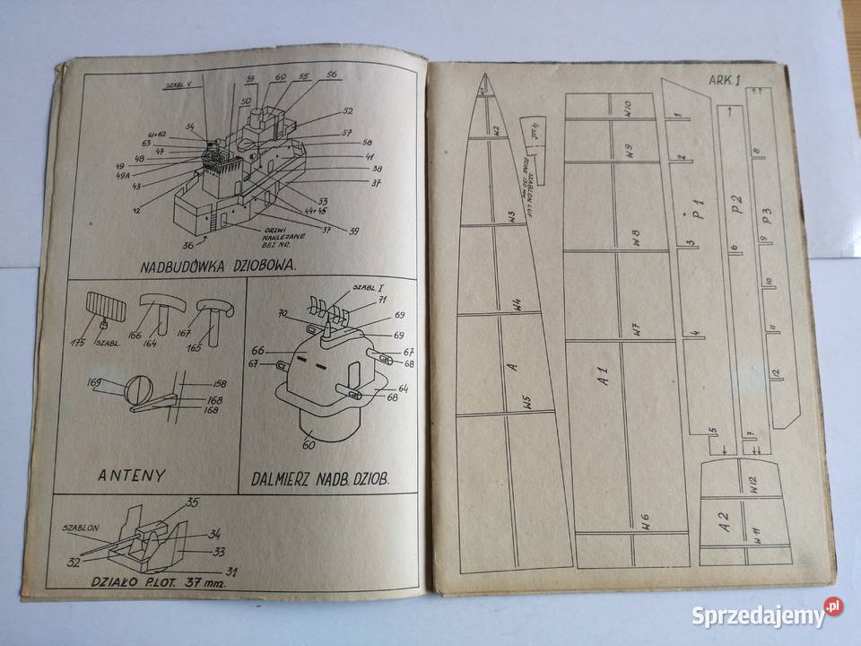 Mały Modelarz 61978 Niszczyciel GROM Dąbrowa Górnicza sprzedam