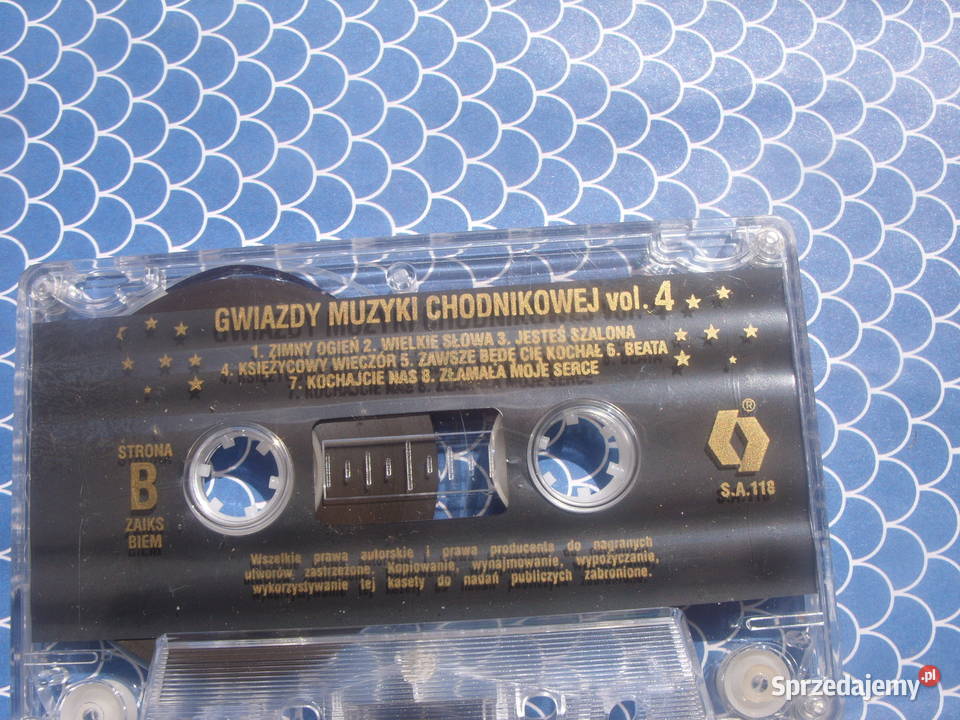 Kaseta audio GWIAZDY MUZYKI CHODNIKOWEJ 4 1995 Wołów