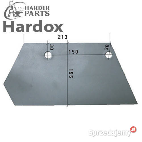Lemiesz 300ha HARDOX 401222P części do pługa podlaskie Suwałki