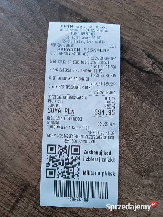 ASG airsoft karabin SAC07 CORE Specna Arms Domasław