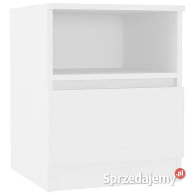 vidaXL Szafki nocne 2 białe 40x40x50 materiał Nocne Warszawa