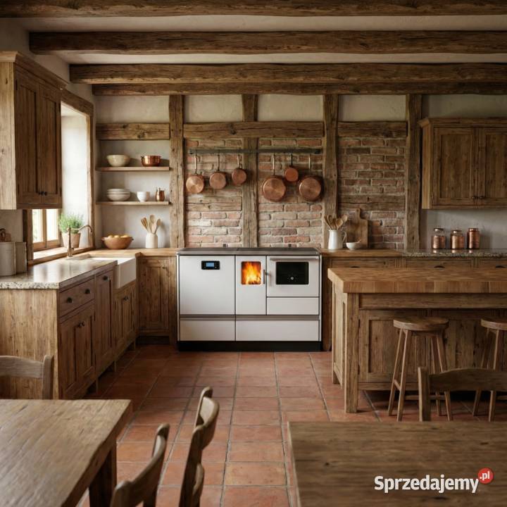 ALFA THERM kuchnia na pellet z funkcją co20 kW Kotły i Piece CO sprzedam