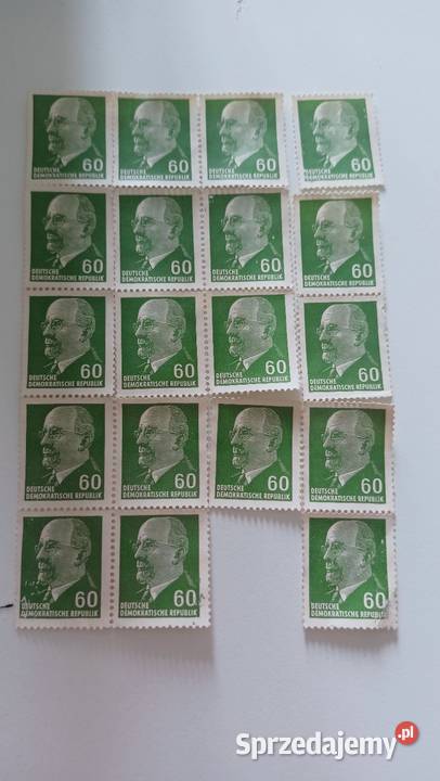 Znaczki Pocztowe NRD 1961