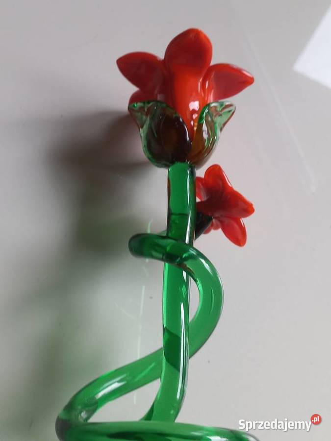 Świecznik Tulipan Murano style kujawsko-pomorskie