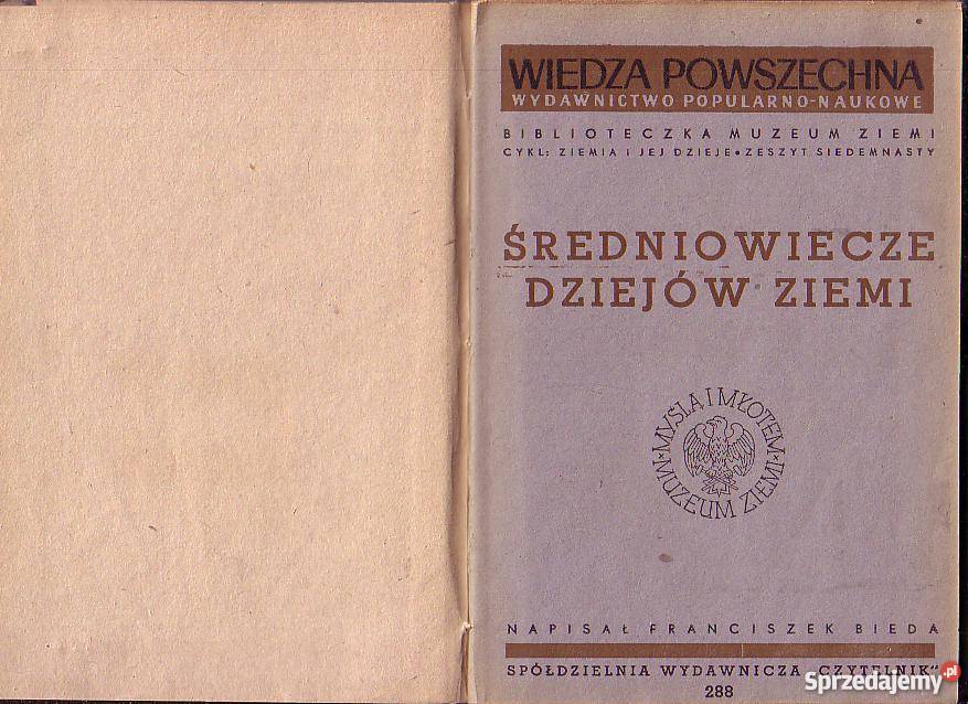 9439 ŚREDNIOWIECZE DZIEJÓW ZIEMI FRANCISZEK Czyrna