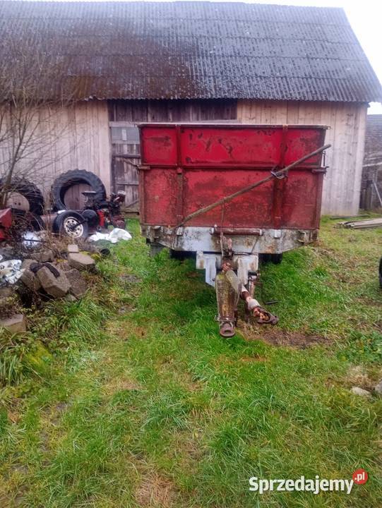 Sprzedam rozrzutnik obornika 5 ton Rozrzutniki obornika Maluszyn sprzedam